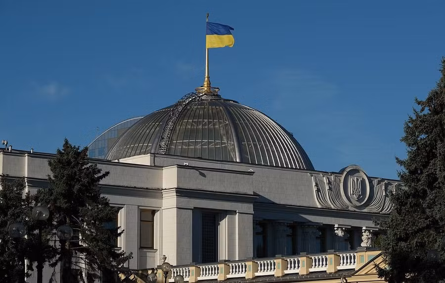 Tòa nhà Quốc hội Ukraine.