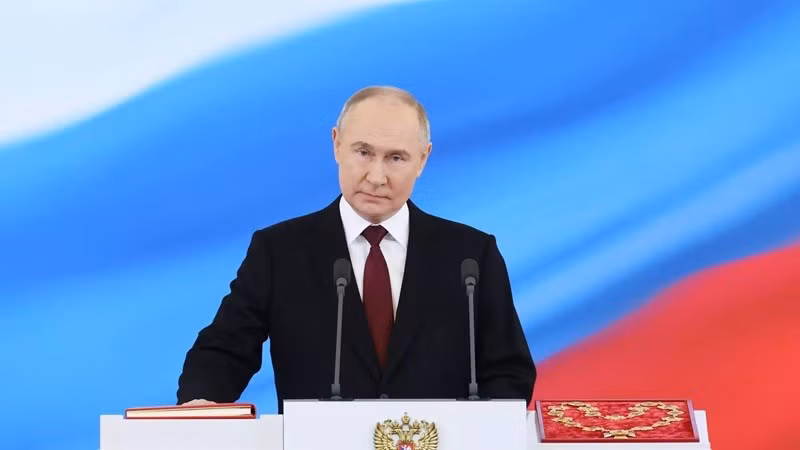 Tổng thống Nga Vladimir Putin.