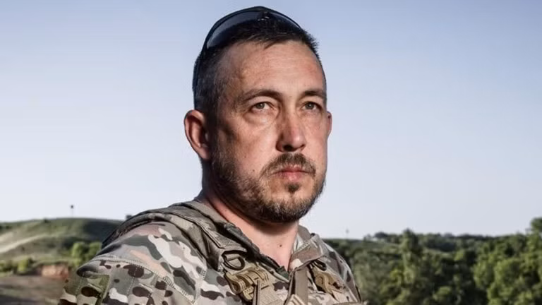 Stanislav Luchanov, chỉ huy Lữ đoàn Cơ giới Độc lập 155 thuộc quân đội Ukraine.