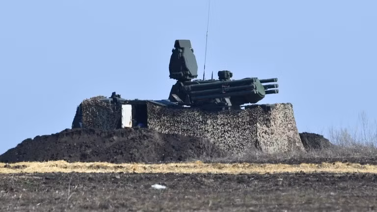 Hệ thống phòng không tầm ngắn Pantsir-S1 của Nga.