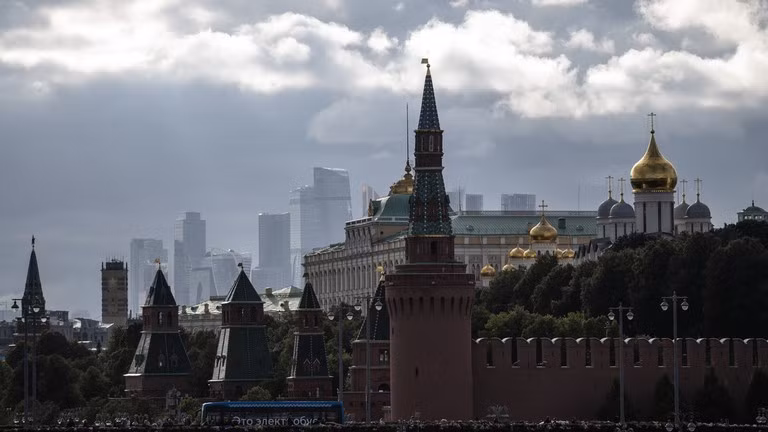 Điện Kremlin ở Moscow, Nga.