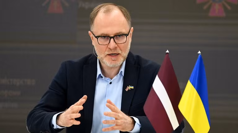 Bộ trưởng Quốc phòng Latvia Andris Spruds.