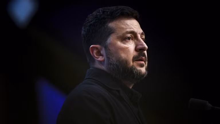 Tổng thống Ukraine Vladimir Zelensky.