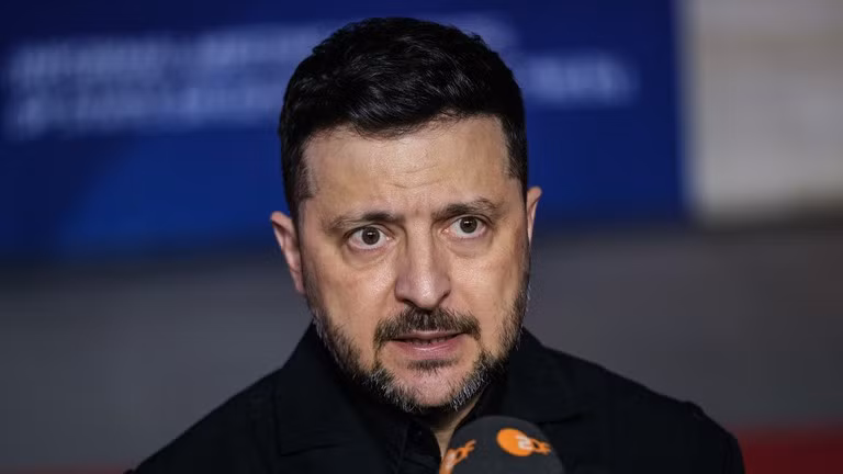 Tổng thống Ukraine Vladimir Zelensky.