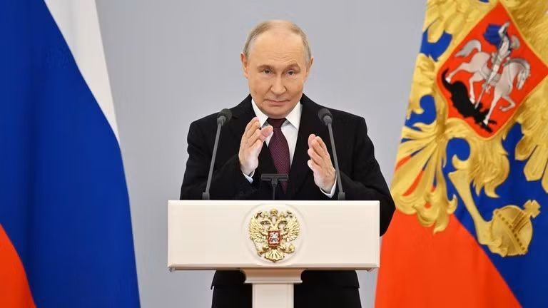 Tổng thống Nga Vladimir Putin.