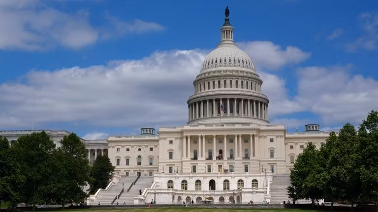 Tòa nhà Quốc hội Mỹ tại Washington, DC.