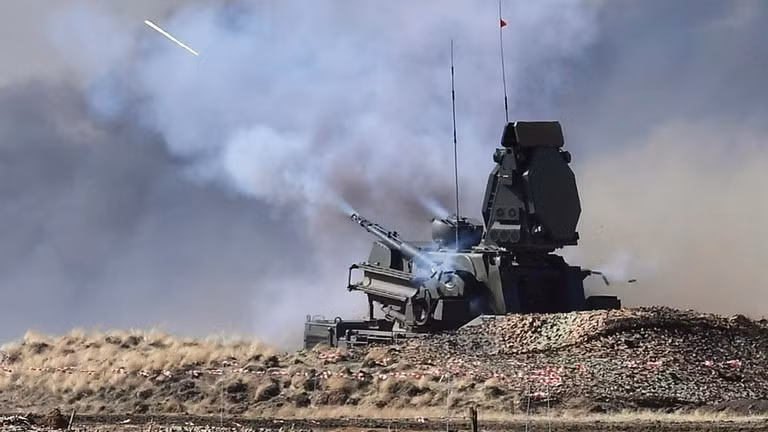 Hệ thống phòng không Pantsir-S1 của Nga.