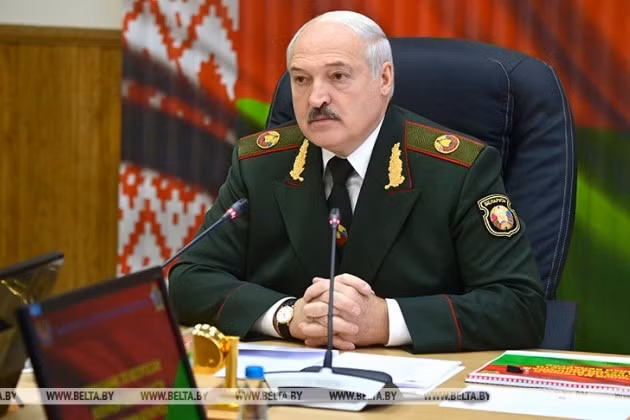 Tổng thống Belarus Alexander Lukashenko.