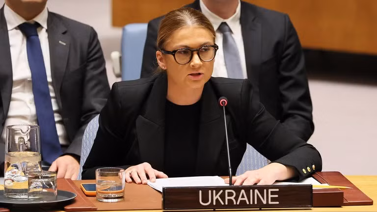 Phó Đại diện thường trực của Ukraine tại LHQ, Khristina Gayovyshyn.
