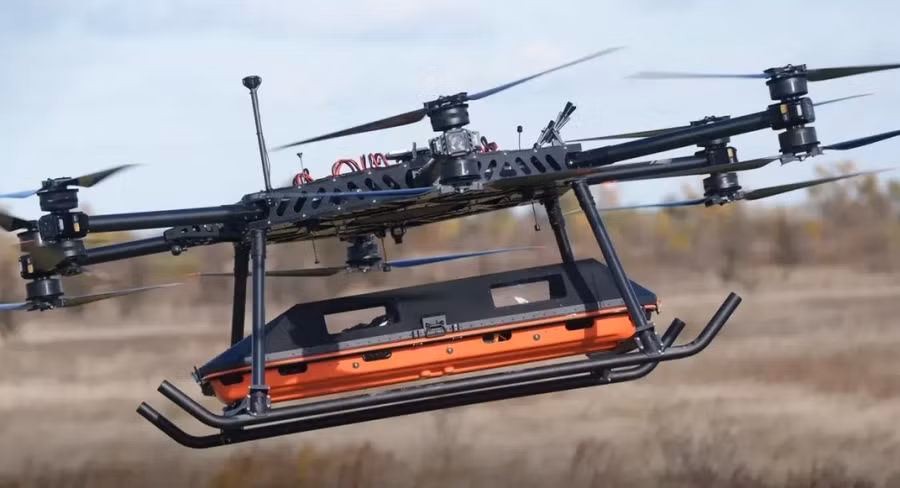 UAV sơ tán hạng nặng của Ukraine.
