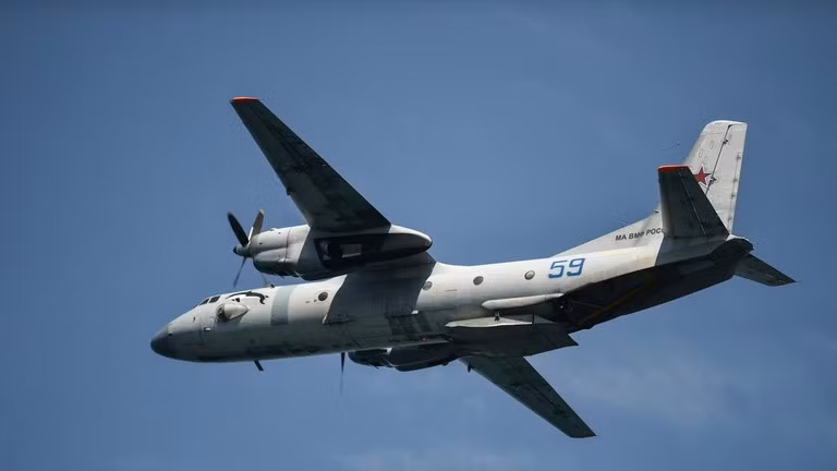 Máy bay vận tải quân sự An-26 của Nga.
