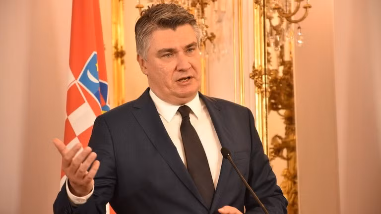 Tổng thống Croatia Zoran Milanovic.