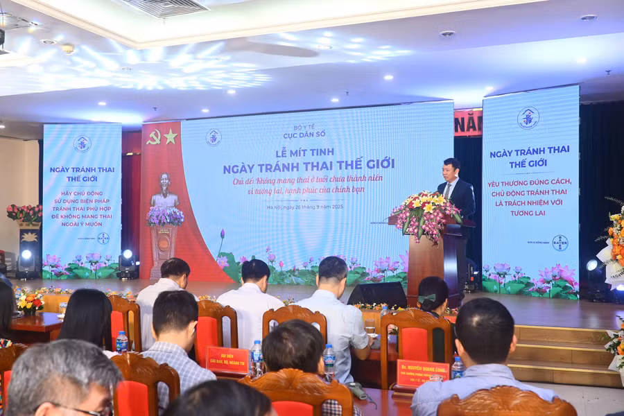 Ông Lê Thanh Dũng - Cục trưởng Cục Dân số. 