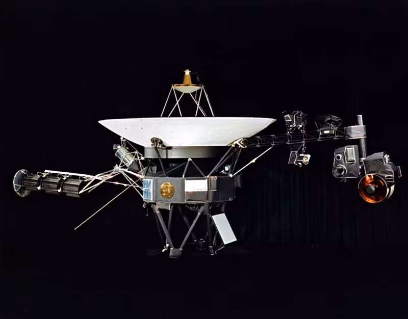 Mô hình tàu vũ trụ Voyager. Ảnh: NASA/JPL-Caltech