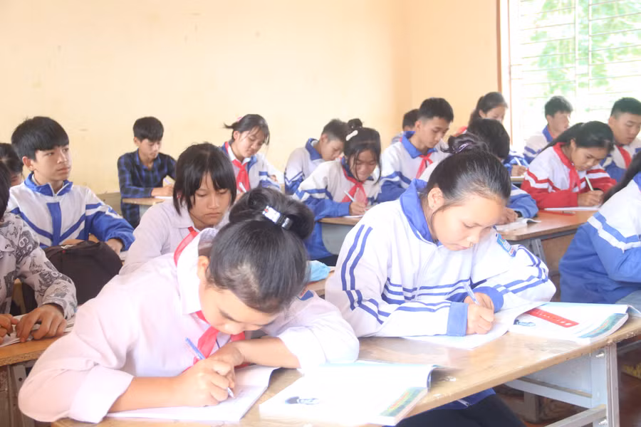 Nhờ công tác tuyên truyền, học sinh không chỉ hiểu mà còn chủ động 'nói không' với thuốc lá. Ảnh: ITN