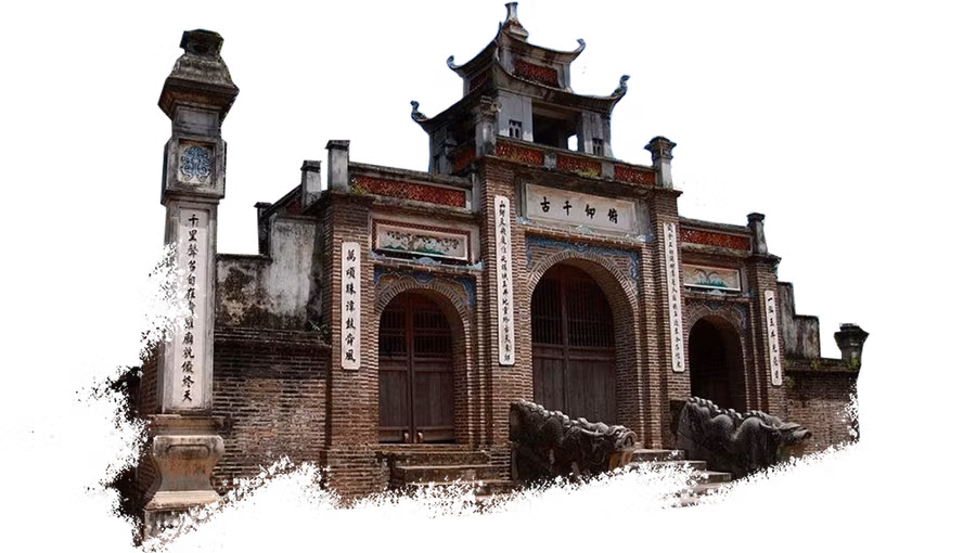 Khu di tích Cổ Loa. 