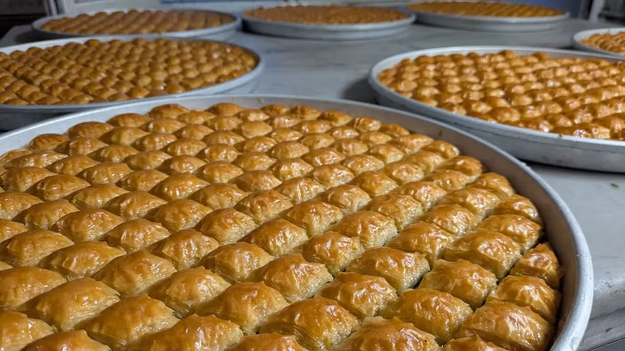 Baklava, món ngọt ngon nhất ẩm thực Thổ Nhĩ Kỳ. Ảnh: Bbc.com.