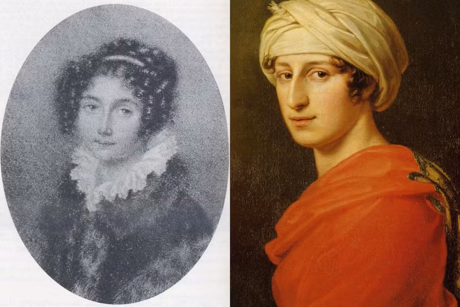Josephine von Brunswik (trái) và Antonie Brentano, hai ứng viên cho 'người tình bất tử' của Beethoven. 