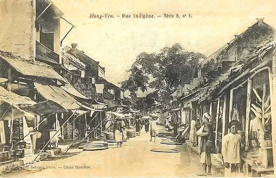 Phố Hiến xưa - thương cảng quốc tế từng sầm uất bậc nhất khu vực Đồng bằng Bắc Bộ. Ảnh tư liệu.