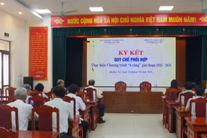 Sở GD&ĐT Quảng Trị và Hội Cựu giáo chức tỉnh tổ chức Hội nghị ký kết Quy chế phối hợp thực hiện nhiệm vụ giai đoạn 2026-2031.