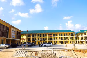 Những ngôi trường đang dần hoàn thiện những hạng mục cuối cùng để đưa vào sử dụng.