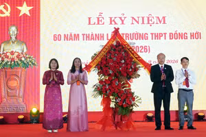 Lễ kỷ niệm 60 năm thành lập Trường THPT Đồng Hới (1966 - 2026).