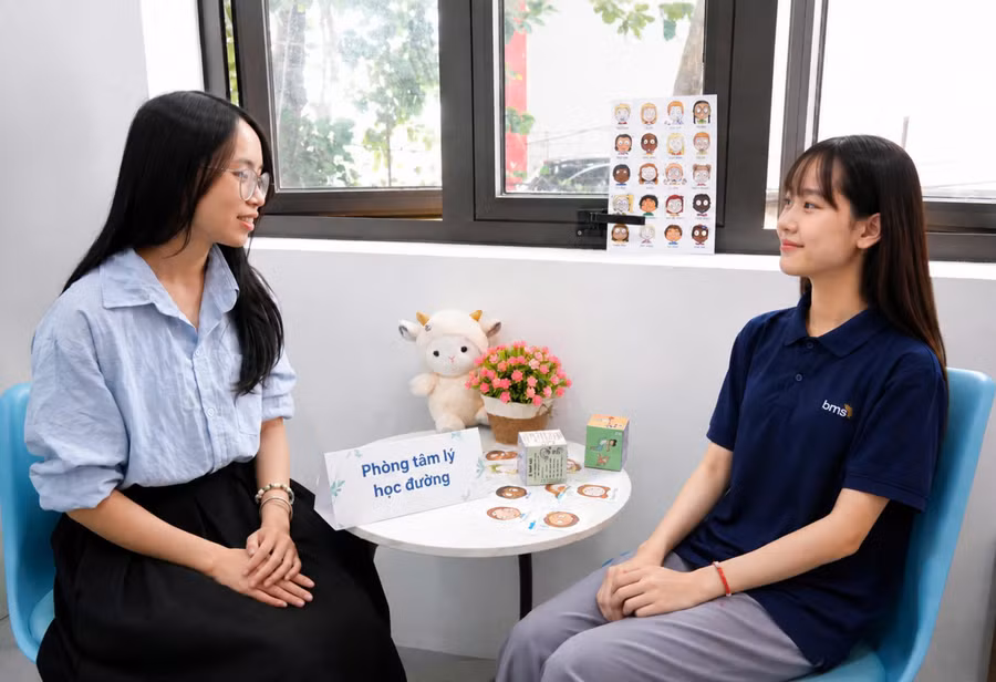 Tham vấn tâm lý tại Trường TH, THCS&THPT Hồng Đức (Hưng Yên).