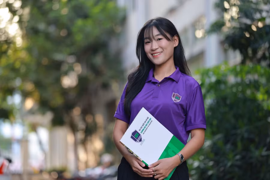 Sinh viên Trường ĐH Giáo dục, ĐHQG Hà Nội.