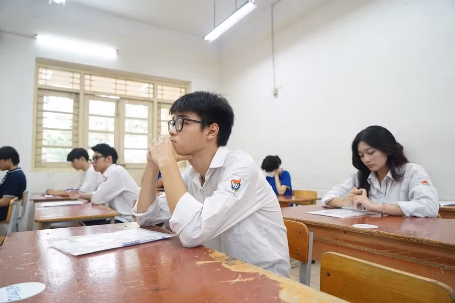 Thí sinh thi tốt nghiệp THPT. Ảnh: Xuân Phú.