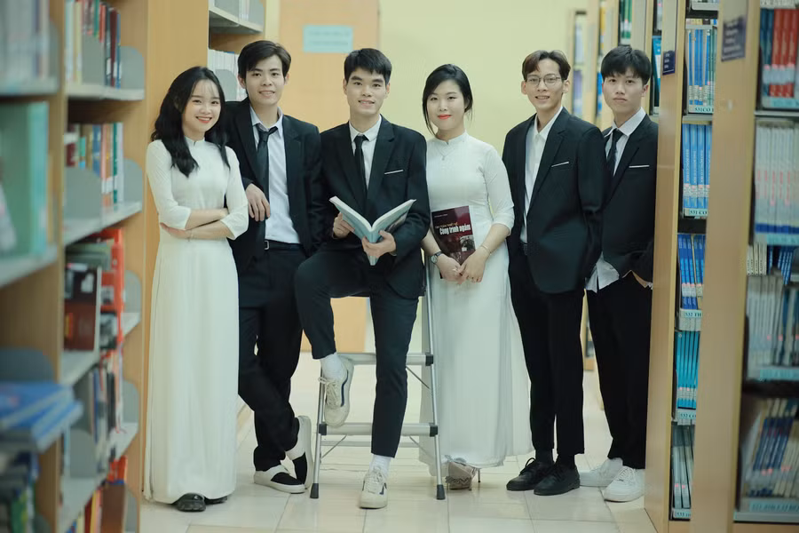 Sinh viên Trường ĐH Thủy lợi.