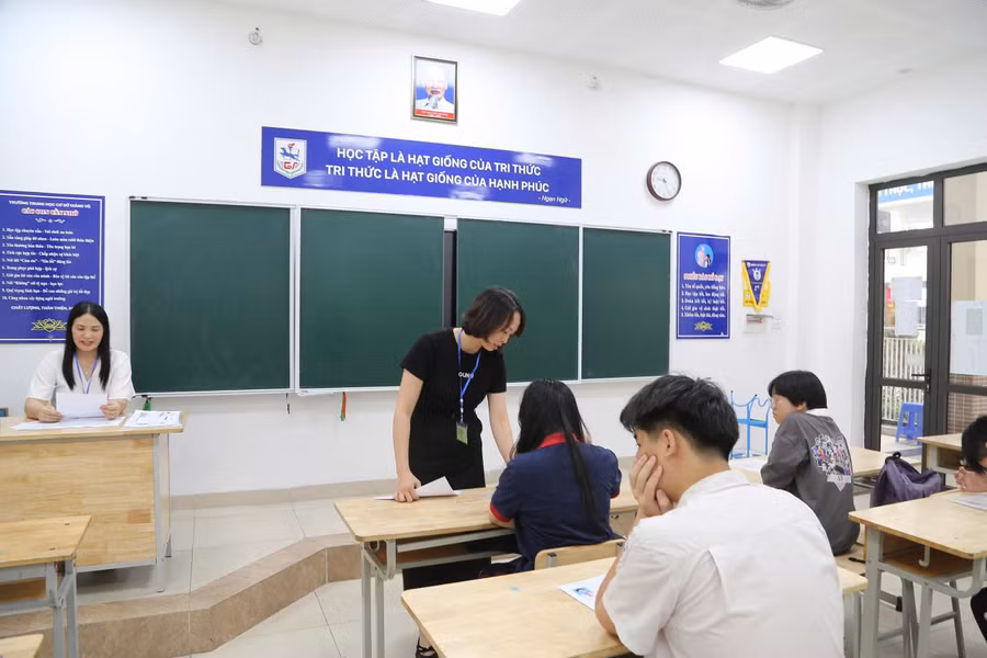 Kỳ thi vào lớp 10 Hà Nội năm 2026. Ảnh: Đăng Chung.