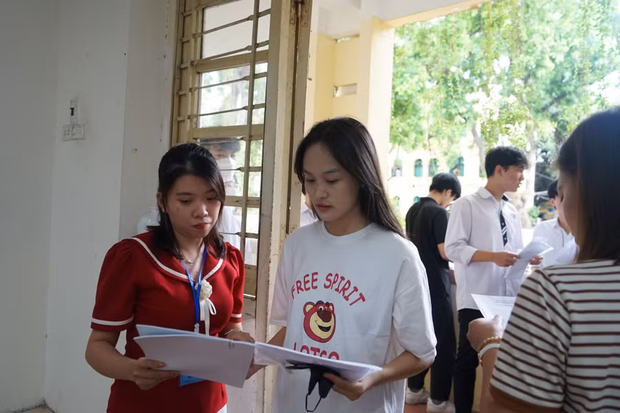 Thí sinh thi tốt nghiệp THPT năm 2024. Ảnh: Xuân Phú.