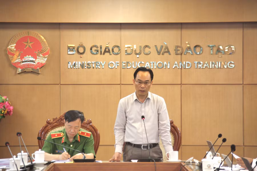 Bộ trưởng Hoàng Minh Sơn phát biểu khai mạc. bt2.jpg
