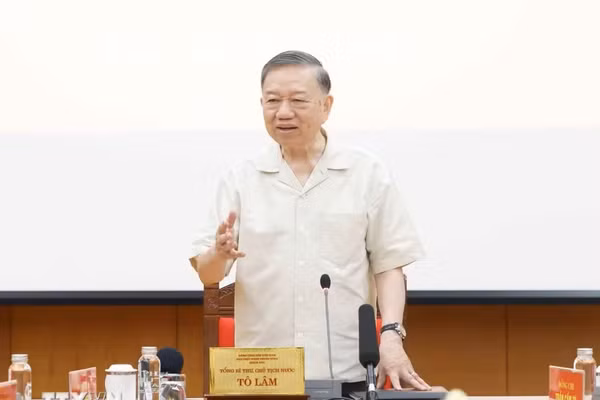 Tổng Bí thư, Chủ tịch nước Tô Lâm phát biểu chỉ đạo. Ảnh: Thống Nhất/TTXVN
