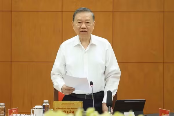Tổng Bí thư, Chủ tịch nước Tô Lâm phát biểu chỉ đạo. Ảnh: Thống Nhất/TTXVN