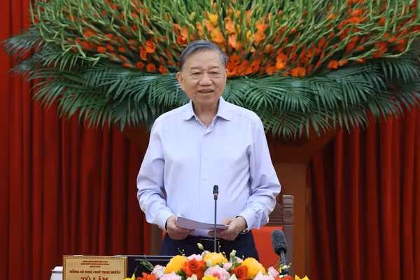 Tổng Bí thư, Chủ tịch nước Tô Lâm phát biểu. Ảnh: Thống Nhất/TTXVN