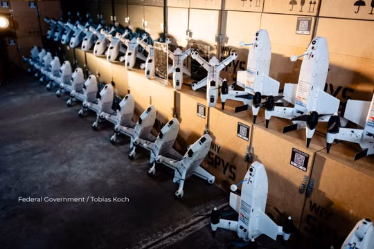 Đức sẽ tài trợ hàng chục nghìn UAV đánh chặn của Quantum Systems cho Ukraine
