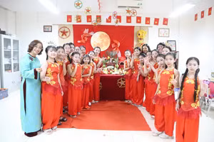 Rộn ràng lễ hội Trung thu, học sinh thêm trải nghiệm và gắn kết