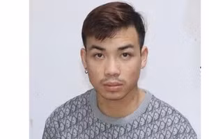 Nguyễn Minh Hiệp tại cơ quan công an.