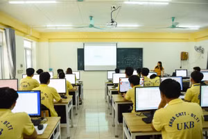 Sinh viên Trường Đại học Kinh Bắc (Ảnh TL).
