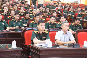 Quang cảnh buổi tập huấn.