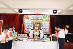 Nhiều hoạt động thiết thực giúp học sinh trải nghiệm, học tập tốt.