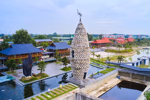 Không gian văn hóa độc đáo của Bảo tháp Thần Nông (xã Lâm Thao).