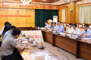 Quang cảnh buổi làm việc.