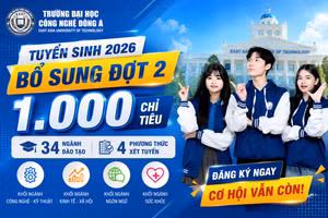 Thông báo xét tuyển đợt 2 năm 2026.