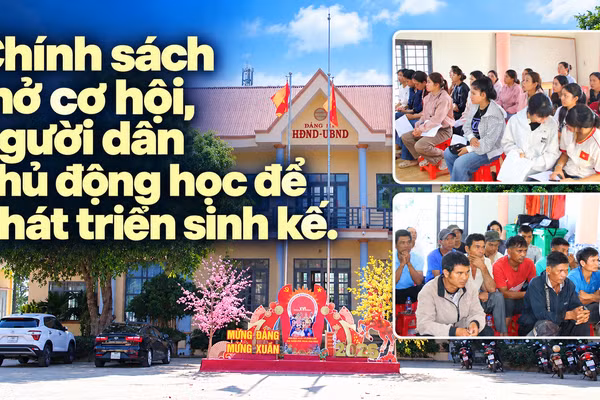 UBND xã Ea Kly, tỉnh Đắk Lắk. (Ảnh: Thế Hùng)