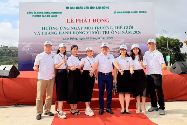 Quỹ Bảo vệ môi trường tỉnh Lâm Đồng hưởng ứng Ngày Môi trường thế giới.