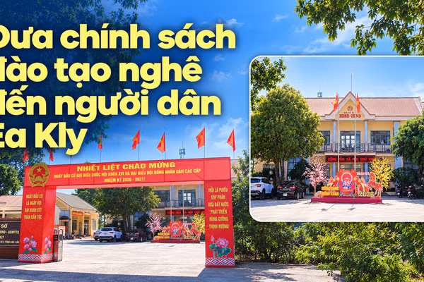 Đưa chính sách đào tạo nghề đến người dân Ea Kly