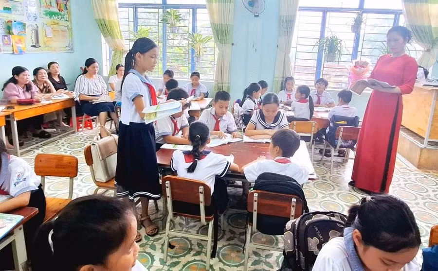 Trường TH&THCS Bùi Dục Tài luôn chú trọng việc bồi dưỡng học sinh giỏi.