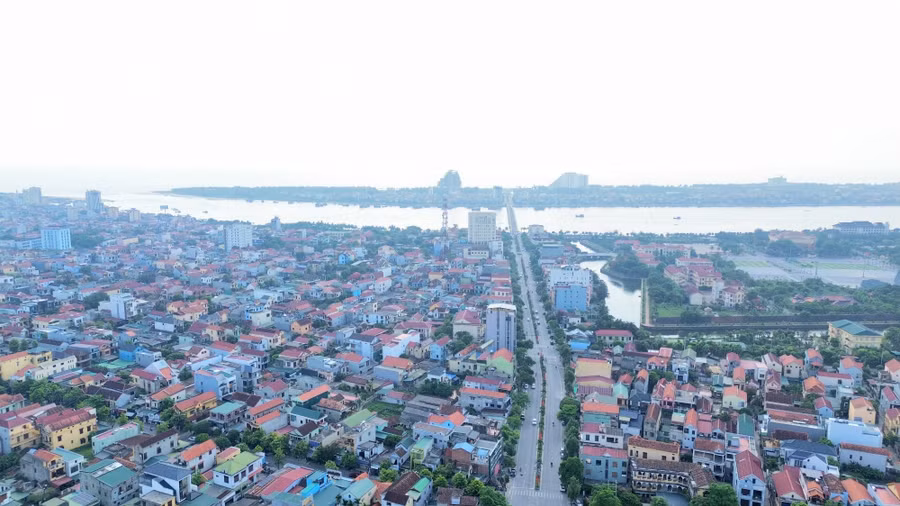 Đô thị Đồng Hới, tỉnh Quảng Trị phát triển hướng về phía biển.